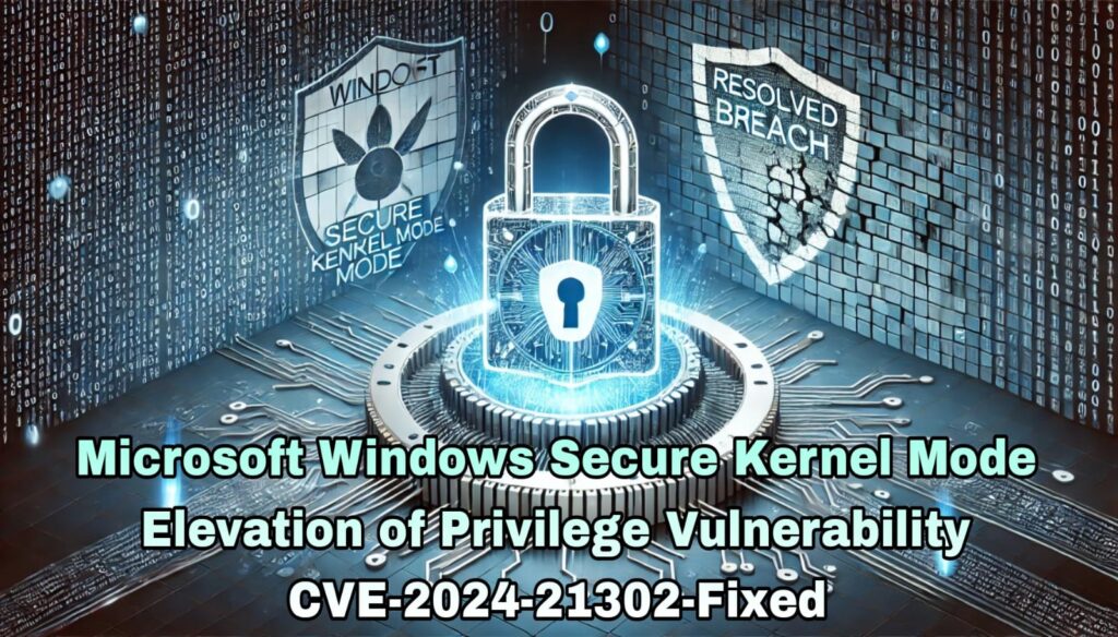 Microsoft Windows Secure Kernel Mode Elevation of Privilege Vulnerability CVE-2024-21302