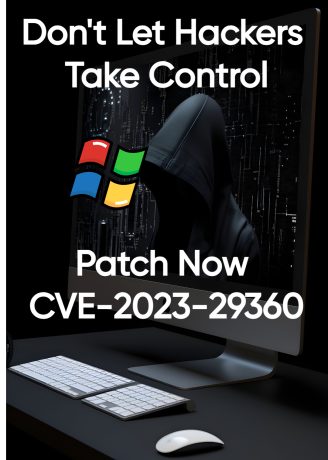 Patch Your Windows Now! CVE-2023-29360 Explained: Don't Let Hackers Take Control In today's digital